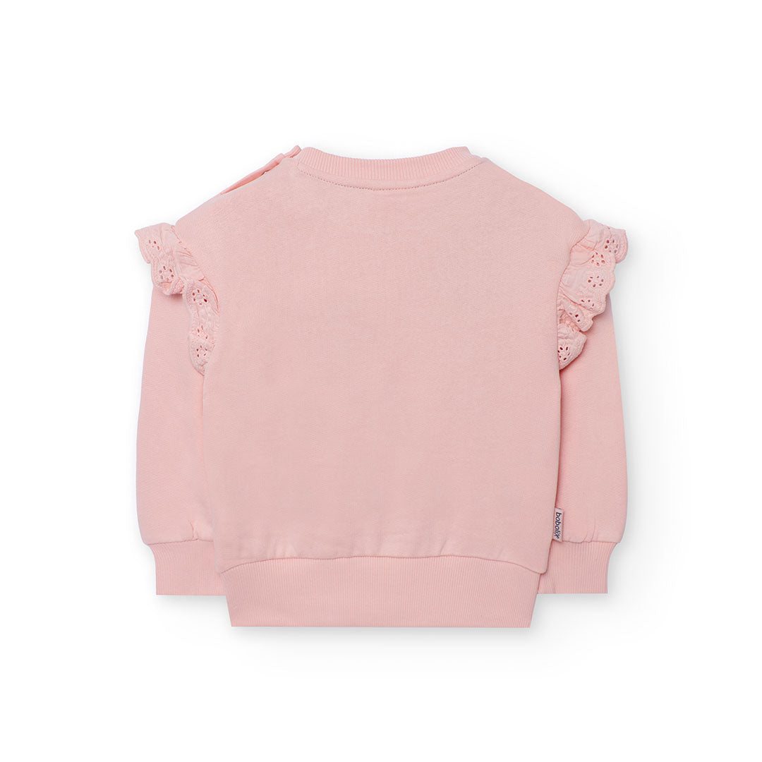 Sudadera Rosa y flores