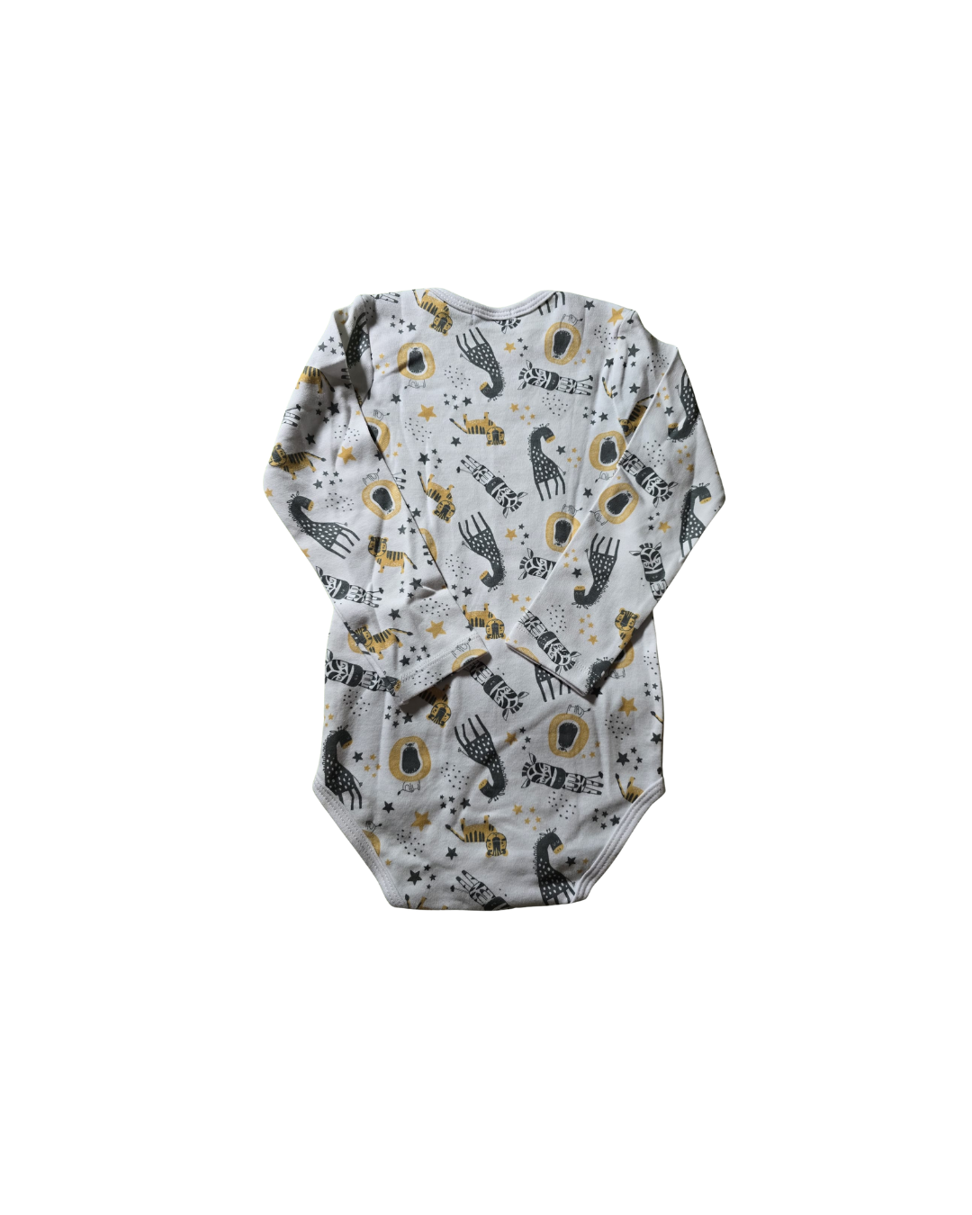 Bodie blanco Jirafas y leones