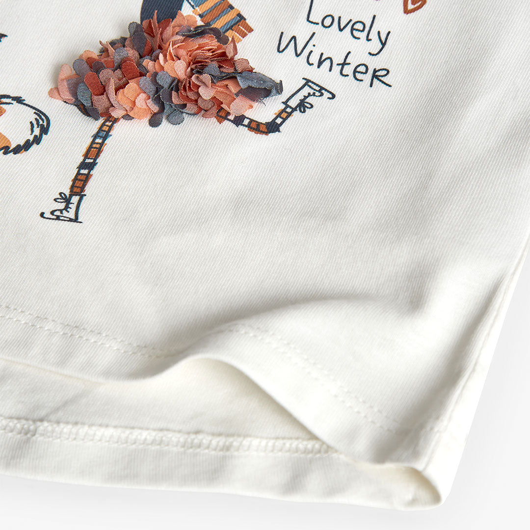 Camiseta Niña y zorro