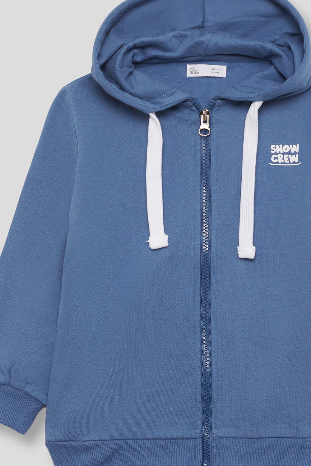 Sudadera con cremallera Azul